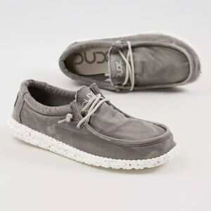 Hey dude wally washed slip on shoes dark grey size 8 eur 41